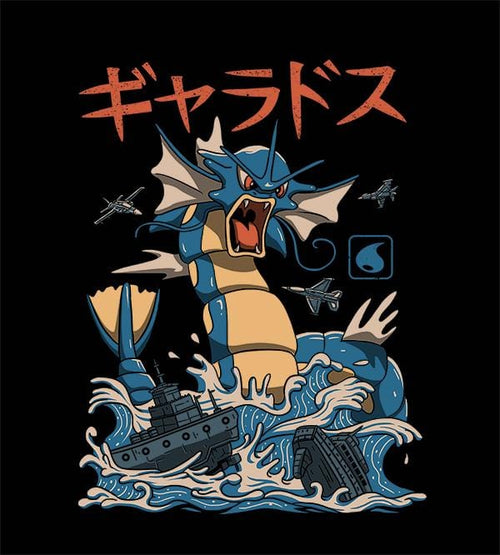 Flying Water Kaiju T-Shirts by Vincent Trinidad - Pixel Empire
