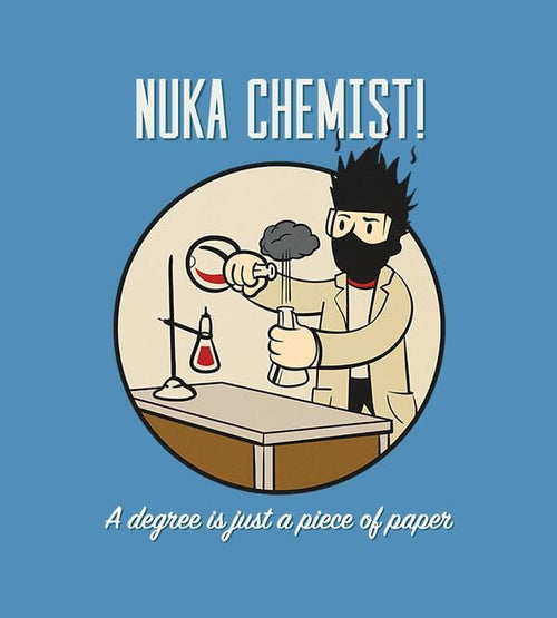 Nuka Chemist T-Shirts by UpIsNotJump - Pixel Empire