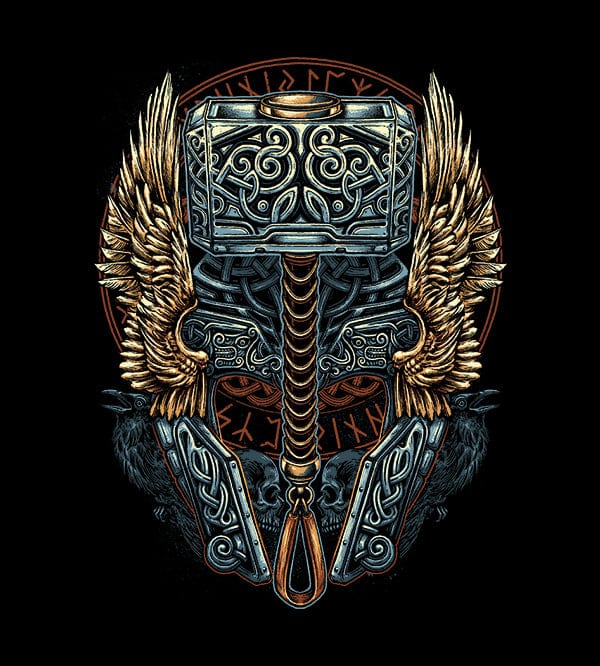 Pray For Thunder Hoodies by Glitchy Gorilla - Pixel Empire