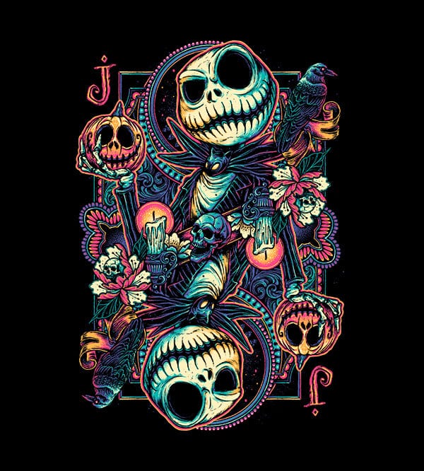 Suit Of Skeletons T-Shirts by Glitchy Gorilla - Pixel Empire
