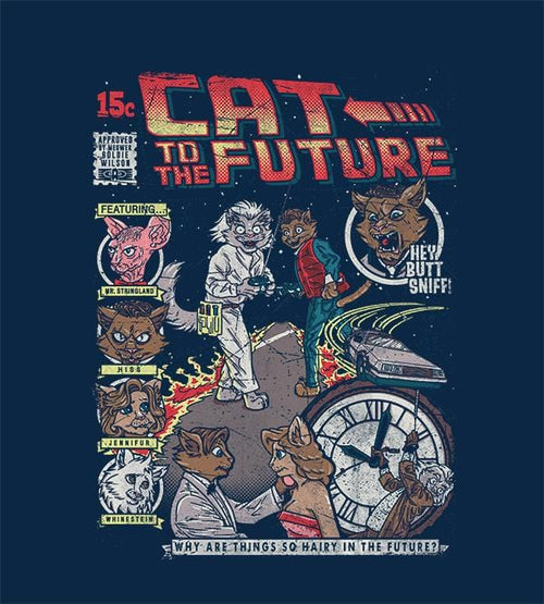 Cat To The Future Hoodies by COD Designs - Pixel Empire