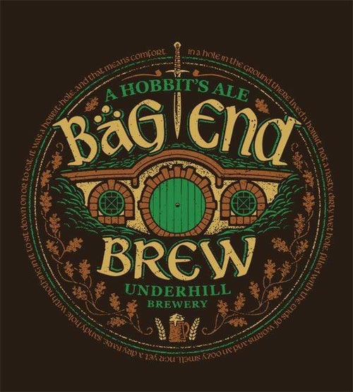 Bag End Brew T-Shirts by Cory Freeman Design - Pixel Empire