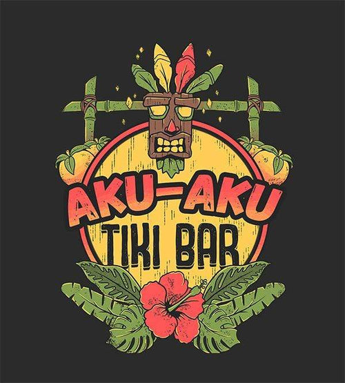 Aku Aku Tiki Bar T-Shirts by Ilustrata - Pixel Empire