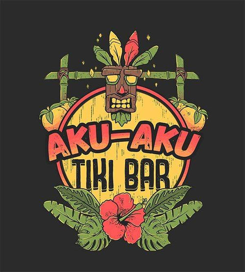 Aku Aku Tiki Bar T-Shirts by Ilustrata - Pixel Empire