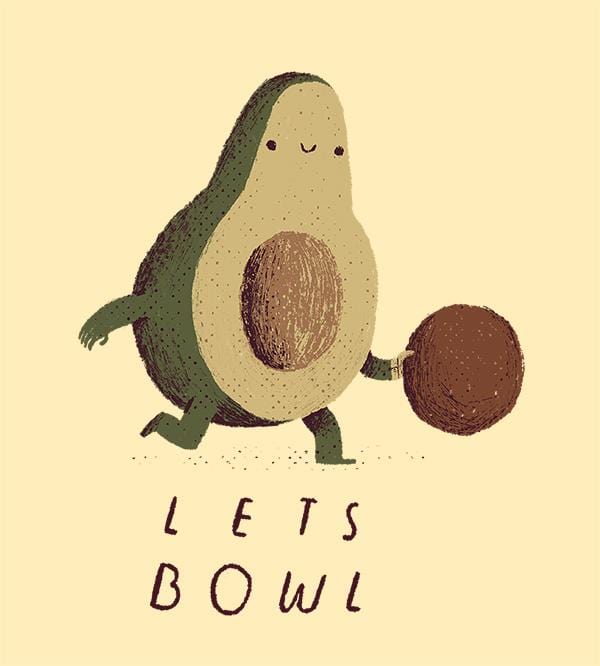 Lets Bowl T-Shirts by Louis Roskosch - Pixel Empire