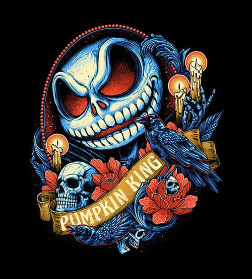 Pumpkin King T-Shirts by Glitchy Gorilla - Pixel Empire