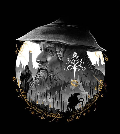 The Grey Wizard Hoodies by Vincent Trinidad - Pixel Empire