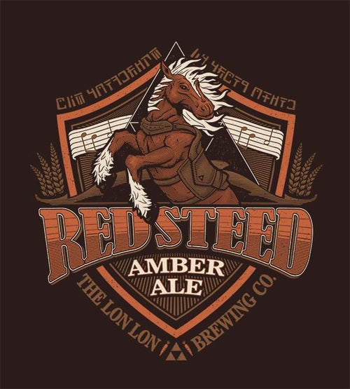 Red Steed Ale Hoodies by Cory Freeman Design - Pixel Empire