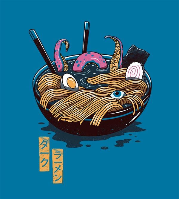 Dark Ramen T-Shirts by Vincent Trinidad - Pixel Empire