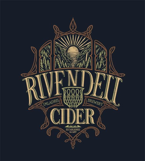 Rivendell Cider T-Shirts by Cory Freeman Design - Pixel Empire