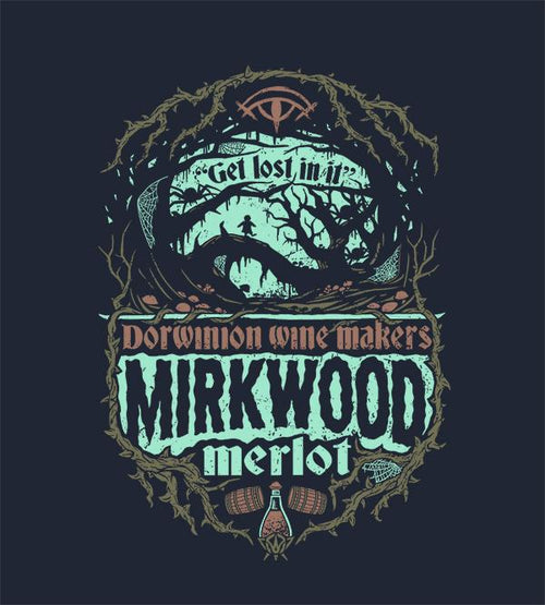 Mirkwood Merlot T-Shirts by Cory Freeman Design - Pixel Empire