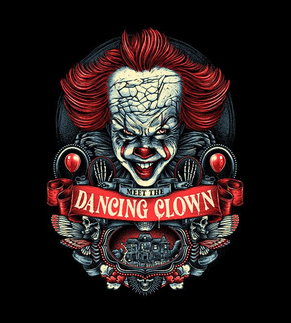 Meet The Dancing Clown T-Shirts by Glitchy Gorilla - Pixel Empire