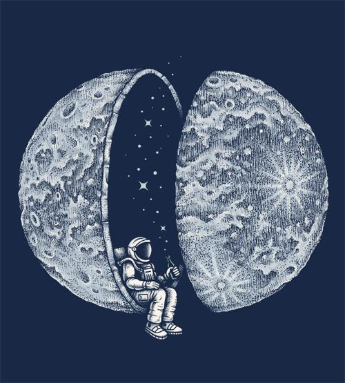 Chilling In Space T-Shirts by Enkel Dika - Pixel Empire