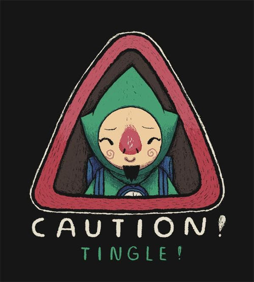 Caution Tingle Hoodies by Louis Roskosch - Pixel Empire