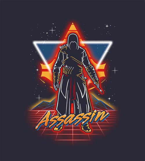 Retro Assassin T-Shirts by Olipop - Pixel Empire