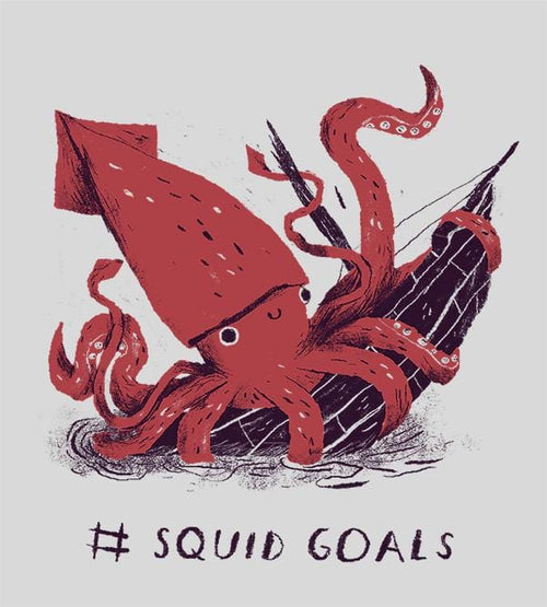 Squid Goals T-Shirts by Louis Roskosch - Pixel Empire
