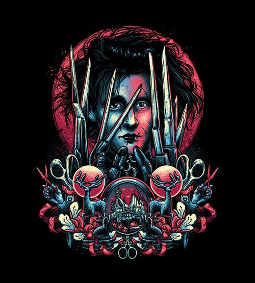 Scissors For Hands T-Shirts by Glitchy Gorilla - Pixel Empire