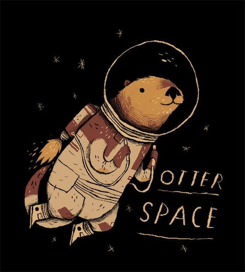 Otter Space T-Shirts by Louis Roskosch - Pixel Empire