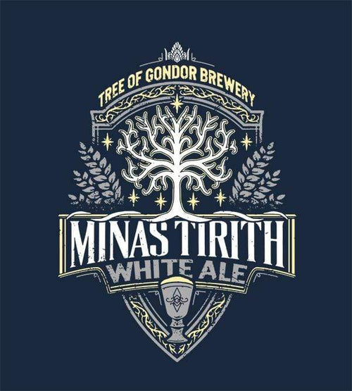 Minas Tirith White Ale T-Shirts by Cory Freeman Design - Pixel Empire