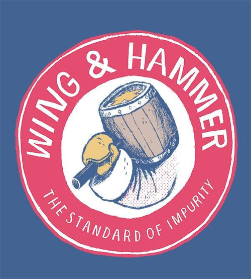 Wing & Hammer Hoodies by Louis Roskosch - Pixel Empire