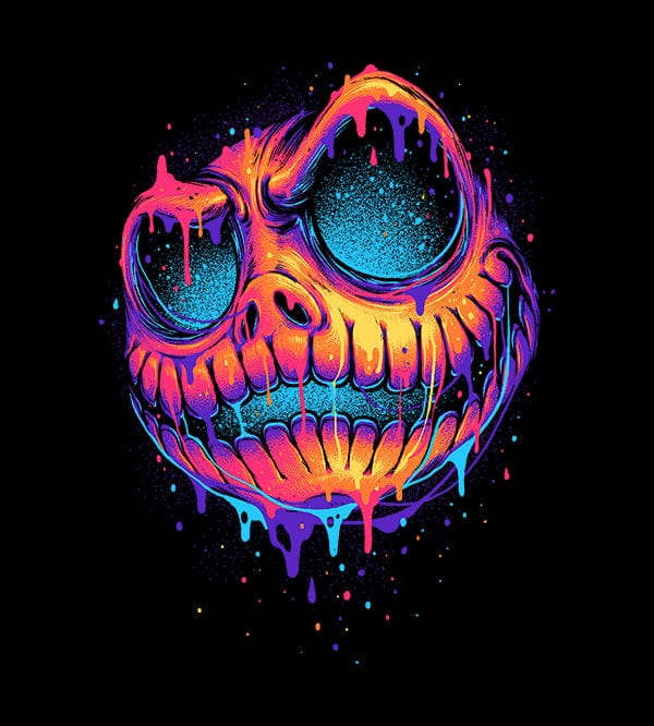Drip Of Nightmares Hoodies by Glitchy Gorilla - Pixel Empire
