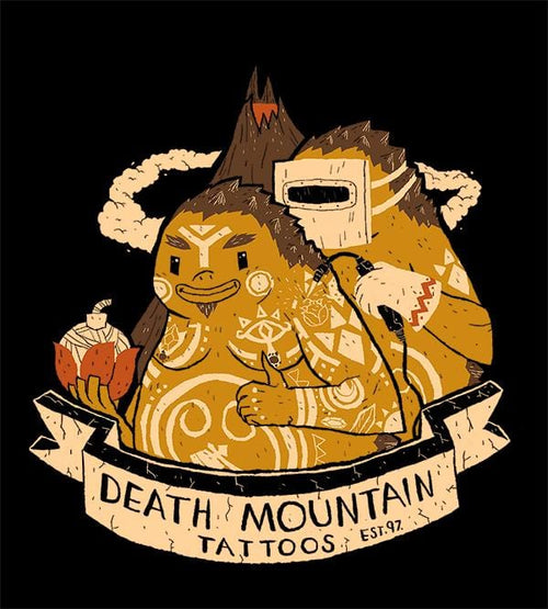 Death Mountain Tattoos T-Shirts by Louis Roskosch - Pixel Empire