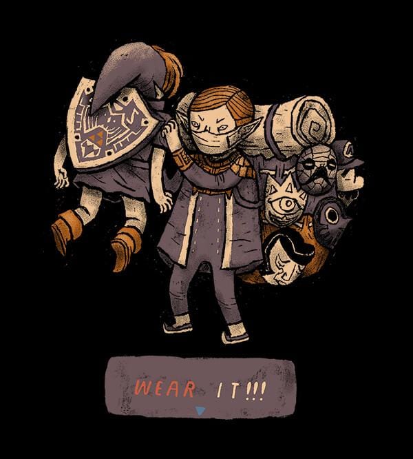 The Happy Mask Seller T-Shirts by Louis Roskosch - Pixel Empire