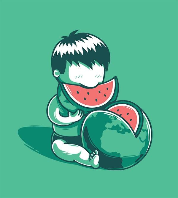 The World Is Yours T-Shirts by Elia Colombo - Pixel Empire