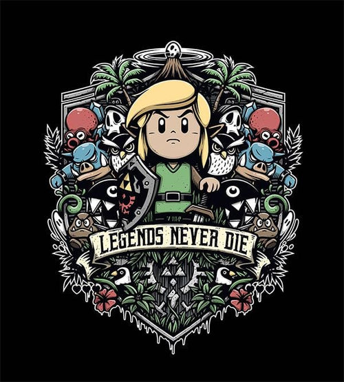 Legends Never Die Hoodies by StudioM6 - Pixel Empire