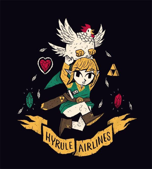 Hyrule Airlines T-Shirts by Louis Roskosch - Pixel Empire