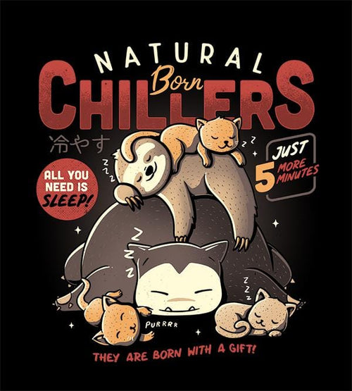 Natural Born Chillers Hoodies by Eduardo Ely - Pixel Empire