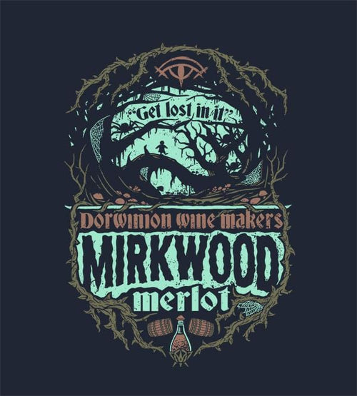 Mirkwood Merlot Hoodies by Cory Freeman Design - Pixel Empire
