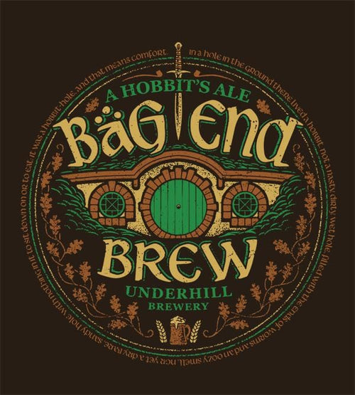 Bag End Brew Hoodies by Cory Freeman Design - Pixel Empire