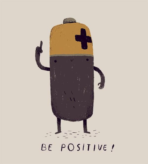 Be Positive T-Shirts by Louis Roskosch - Pixel Empire