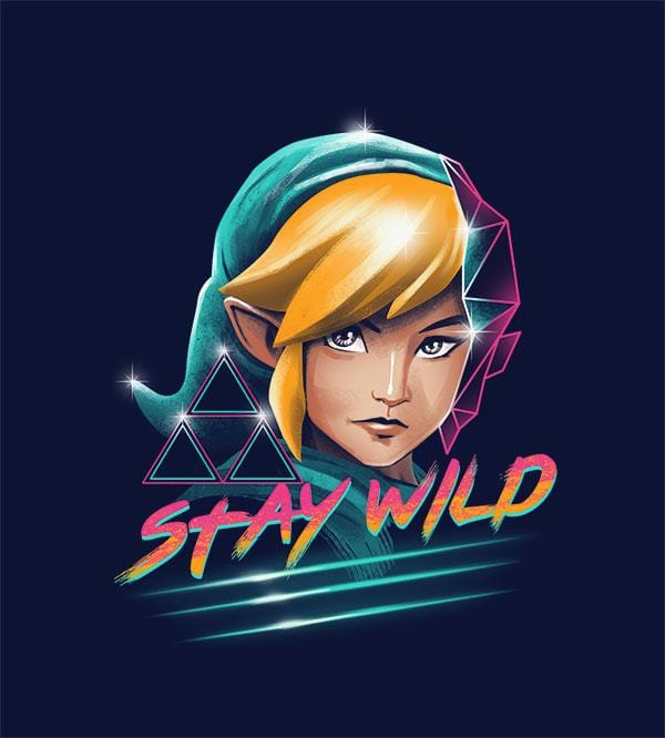 Stay Wild Hoodies by Vincent Trinidad - Pixel Empire