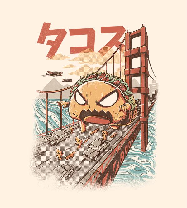 Takaiju T-Shirts by Ilustrata - Pixel Empire