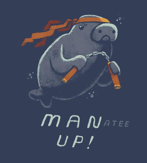 Manatee Up Hoodies by Louis Roskosch - Pixel Empire