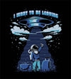 I Want To Be Leaving T-Shirts by Ilustrata - Pixel Empire