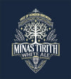 Minas Tirith White Ale Hoodies by Cory Freeman Design - Pixel Empire