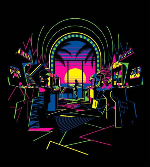 Play All Night Hoodies by Javi Ramos - Pixel Empire