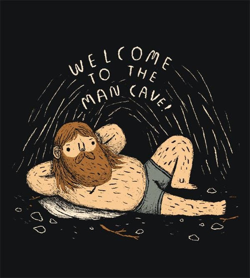 Man Cave T-Shirts by Louis Roskosch - Pixel Empire