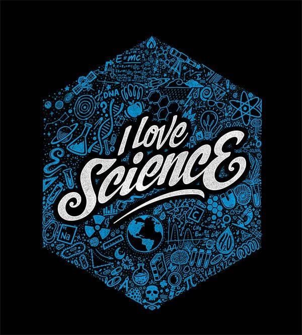 I Love Science Hoodies by StudioM6 - Pixel Empire