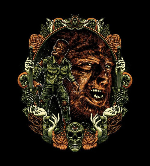 Curse Of The Full Moon T-Shirts by Glitchy Gorilla - Pixel Empire