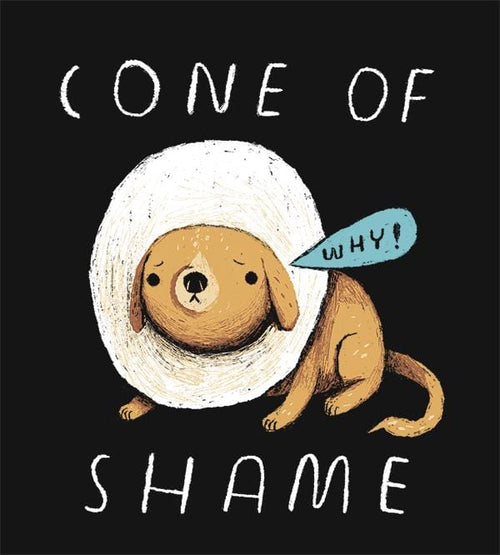 Cone Of Shame T-Shirts by Louis Roskosch - Pixel Empire