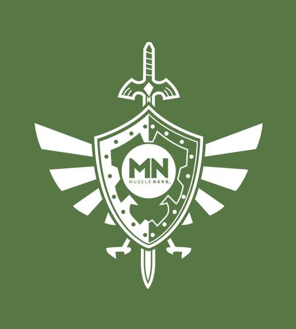 Sword And Shield Hoodies by Muscle Nerd - Pixel Empire