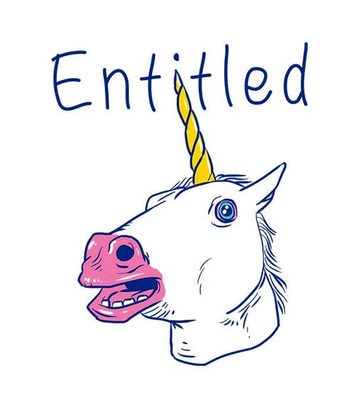 Entitled Unicorn T-Shirts by Vincent Trinidad - Pixel Empire