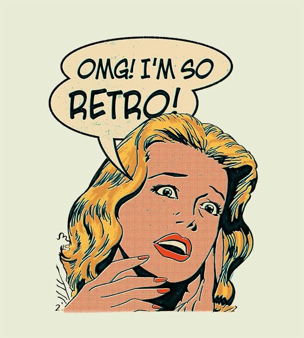 Omg I'm So Retro T-Shirts by Mathiole - Pixel Empire