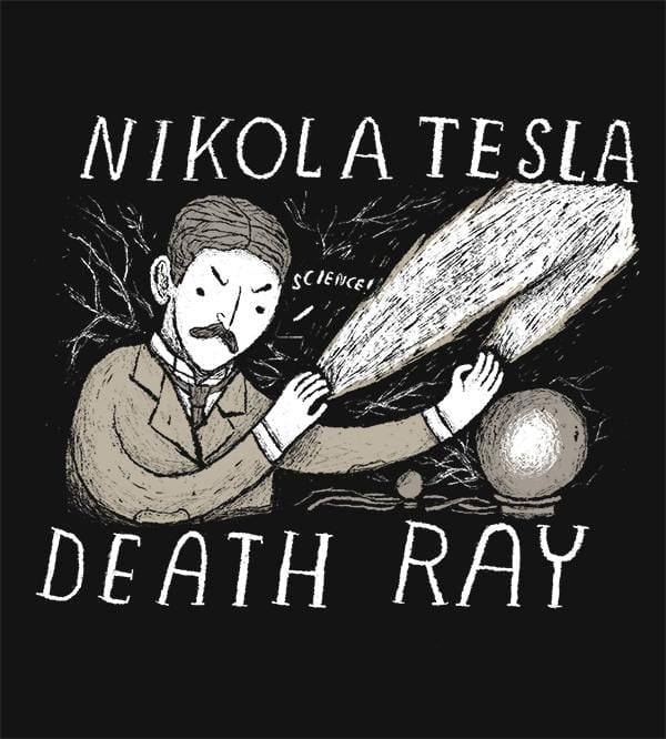 Tesla T-Shirts by Louis Roskosch - Pixel Empire