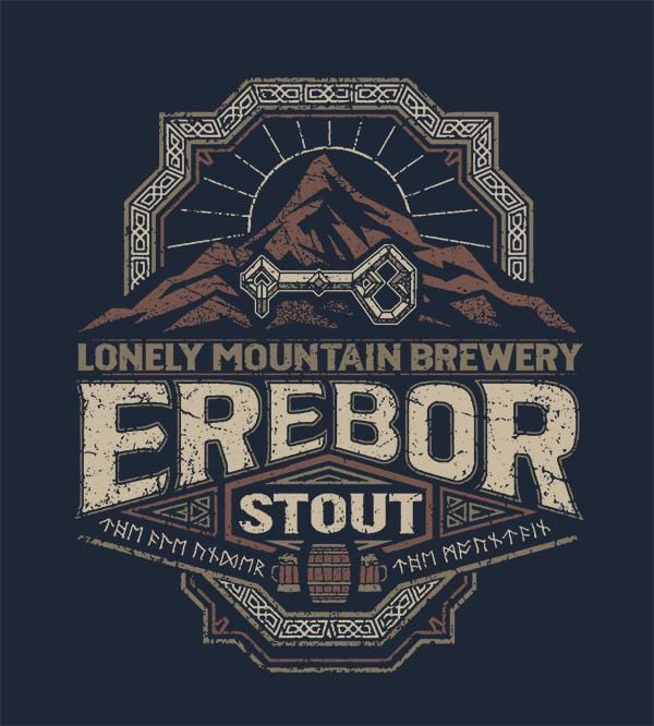 Erebor Stout Hoodies by Cory Freeman Design - Pixel Empire