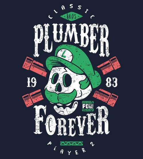 Plumber Player 2 Forever Hoodies by Olipop - Pixel Empire